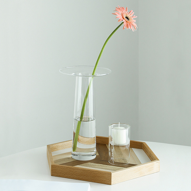 LIVETAI 透明T字型水耕栽培ガラス花瓶。家庭用、リビン - Propagation Station Vase のレビューと価格