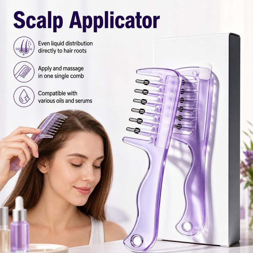 頭皮用液体塗布コーム、ヘアエッセンシャルオイルセラム用根元塗 - Root Stimulator Liquid のレビューと価格